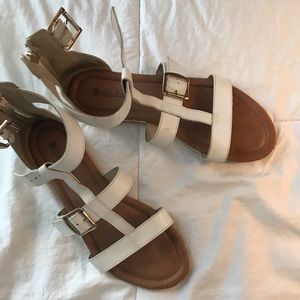 White classy summer sandals :))